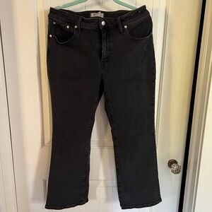 Madewell Black Flare Women's Jeans